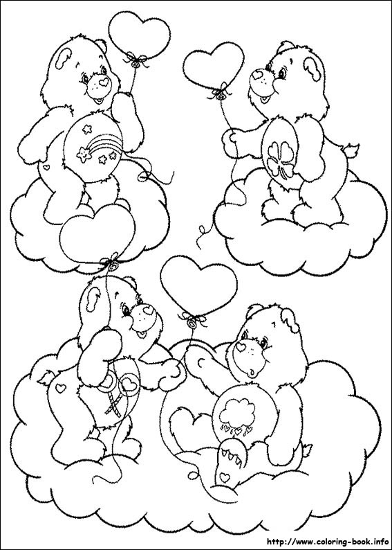 The Care Bears coloring picture